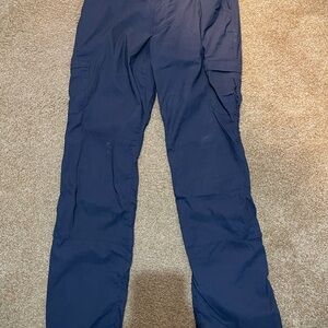 Duluth Trading Co Blue Cargo Pants